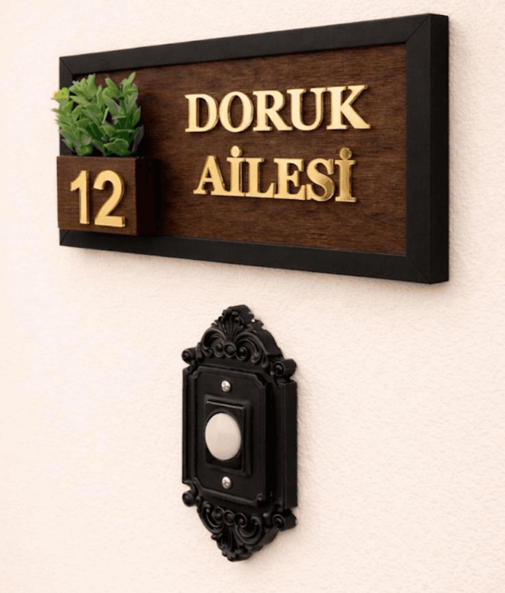 Osmanlı Motifli İsimlik